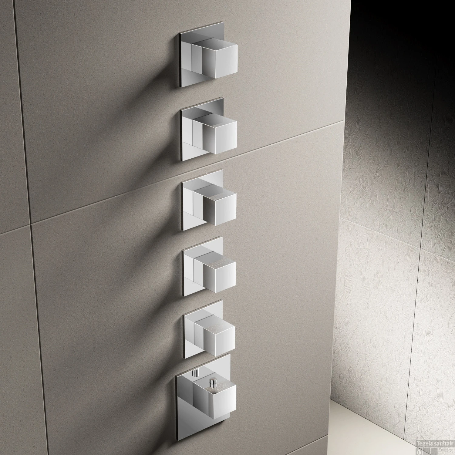 Hotbath Mate Afbouwdeel High Flow Met 5 Stopkranen Vierkant Chroom 3 Hotbath Mate Afbouwdeel High Flow Met 5 Stopkranen Vierkant Chroom