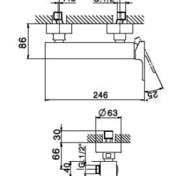 Huber Advant Douchemengkraan Chroom AD.000440.21 -Exporteren Badkamer Top Winkel huber advant douchemengkraan chroom ad00044021 1