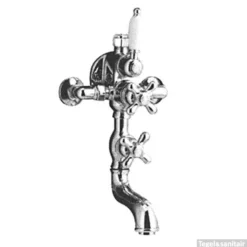 Huber Croisette Badmengkraan Met Thermostaat Goud 158CS01HAG -Exporteren Badkamer Top Winkel huber croisette badmengkraan met thermostaat goud 158cs01hag 0