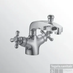 Huber Croisette Badthermostaatkraan Chroom/Goud 107.CS01H.CA -Exporteren Badkamer Top Winkel huber croisette badthermostaatkraan chroomgoud 107cs01hca 0