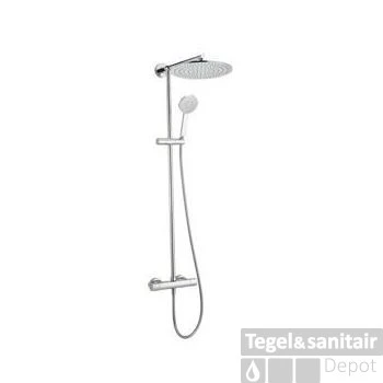 Huber H3 Douchekolom Thermostaat Stortdouche Chroom H3C8201021 4 Huber H3 Douchekolom Thermostaat Stortdouche Chroom H3C8201021 - Afbeelding 2