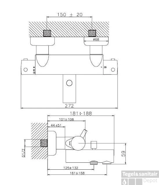 Huber Kiruna Badkraan 22201NS 3 Huber Kiruna Badkraan 22201NS