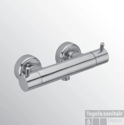 Huber Kiruna Douche Thermostaat Chroom 220.01NFH.CR 4 Huber Kiruna Douche Thermostaat Chroom 220.01NFH.CR - Afbeelding 2