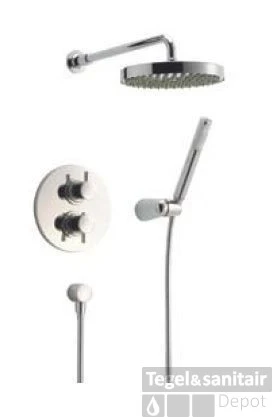 Huber Kiruna Inbouw Doucheset Met Thermostaatkraan Chroom 913D.KR21.HCR 4 Huber Kiruna Inbouw Doucheset Met Thermostaatkraan Chroom 913D.KR21.HCR - Afbeelding 2