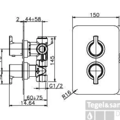 Huber Soft Douchethermostaatkraan Chroom 969Q.01.CR 5 Huber Soft Douchethermostaatkraan Chroom 969Q.01.CR -Exporteren Badkamer Top Winkel huber soft douchethermostaatkraan chroom 969q01cr 1