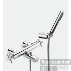 Huber Suite Bad/douchethermostaat Met Douchegarnituur Chroom 196.ST01H.CR -Exporteren Badkamer Top Winkel huber suite baddouchethermostaat met douchegarnituur chroom 196st01hcr 0