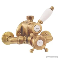 Huber Victorian Douchethermostaat Goud 150.VT51HAG -Exporteren Badkamer Top Winkel huber victorian douchethermostaat goud 150vt51hag 2
