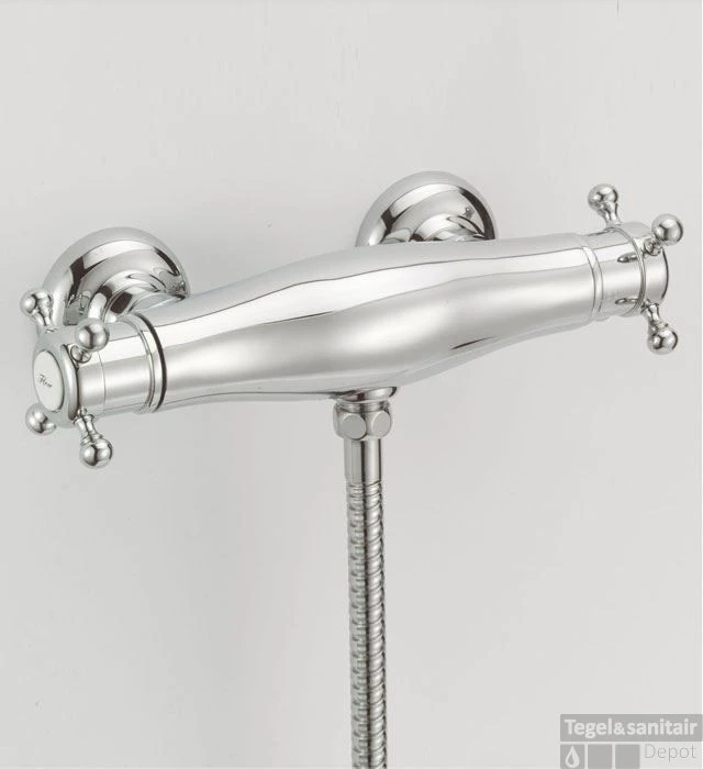 Huber Victorian Thermostatische Douchekraan Brons 25001HBA 4 Huber Victorian Thermostatische Douchekraan Brons 25001HBA - Afbeelding 2