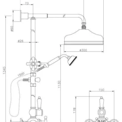 Huber Victorian Thermostatische Doucheset Chroom 599VN01HCR 5 Huber Victorian Thermostatische Doucheset Chroom 599VN01HCR -Exporteren Badkamer Top Winkel huber victorian thermostatische doucheset chroom 599vn01hcr 1