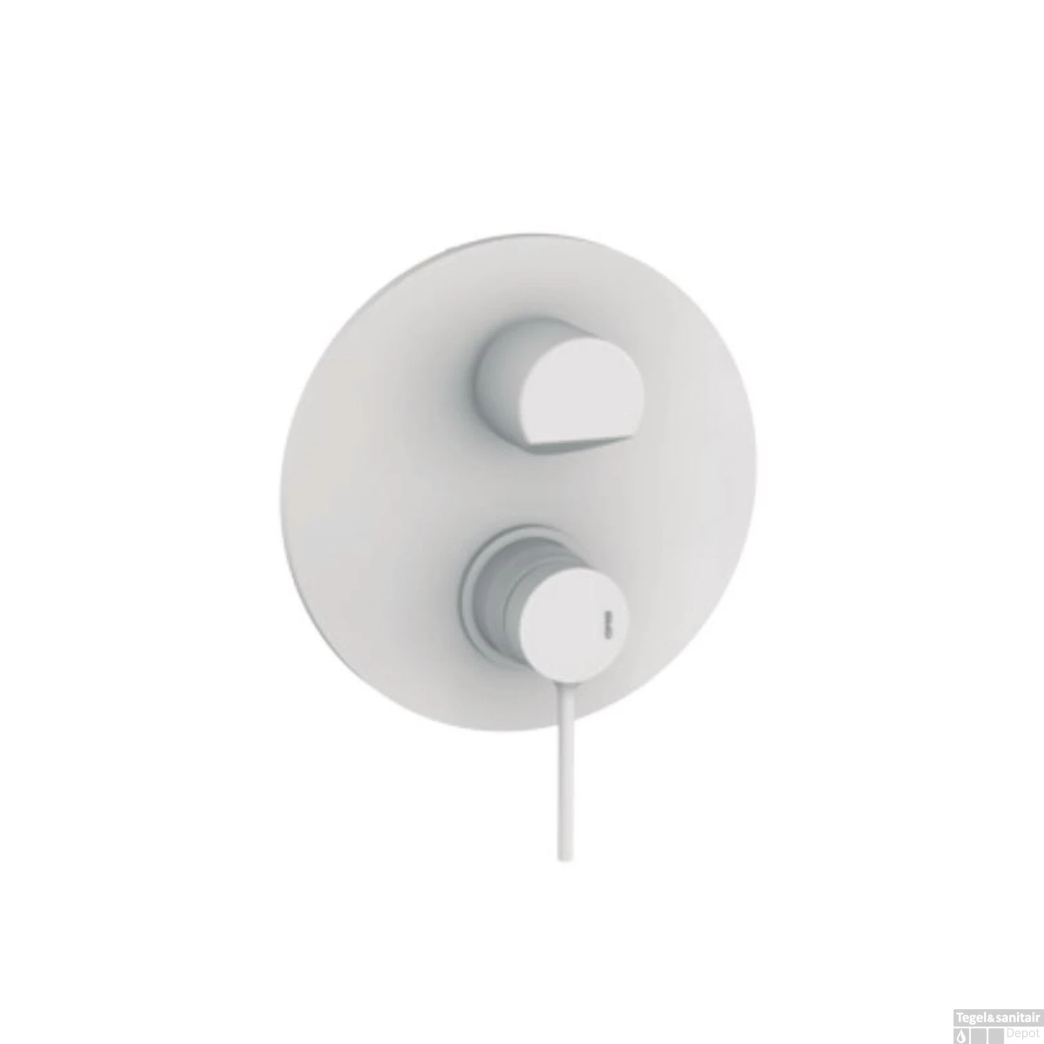 Inbouw Douchekraan GRB Time Mengkraan Keramisch Messing Wit 3 Inbouw Douchekraan GRB Time Mengkraan Keramisch Messing Wit