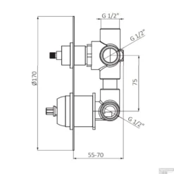 Inbouw Douchekraan GRB Time Mengkraan Keramisch Messing Wit 5 Inbouw Douchekraan GRB Time Mengkraan Keramisch Messing Wit -Exporteren Badkamer Top Winkel inbouw douchekraan grb time mengkraan keramisch messing wit tech