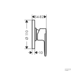 Inbouw Douchemengkraan HansGrohe Vernis Blend Eengreeps Rond Chroom -Exporteren Badkamer Top Winkel inbouw douchemengkraan hansgrohe vernis blend eengreeps rond tech