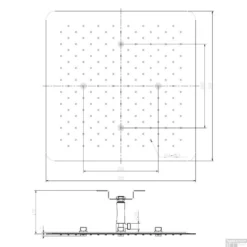 Inbouw Hoofddouche Boss & Wessing Ultra Vierkant 50x50 Cm Chroom -Exporteren Badkamer Top Winkel inbouw hoofddouche boss wessing ultra vierkant 50x50 cm chroom tech