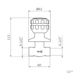 Inbouw Knoppen Voor Bidetkraan GRB Kitchen Draaibaar Messing Chroom -Exporteren Badkamer Top Winkel inbouw knoppen voor bidetkraan grb kitchen draaibaar messing chroom tech