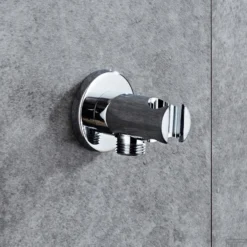 BWS Inbouw Regendouche | 30cm Stortdouche Plafonduitloop Met Staafhanddouche | Chroom -Exporteren Badkamer Top Winkel inbouw regendouche set boss wessing plafonduitloop 30 cm chroom detail2