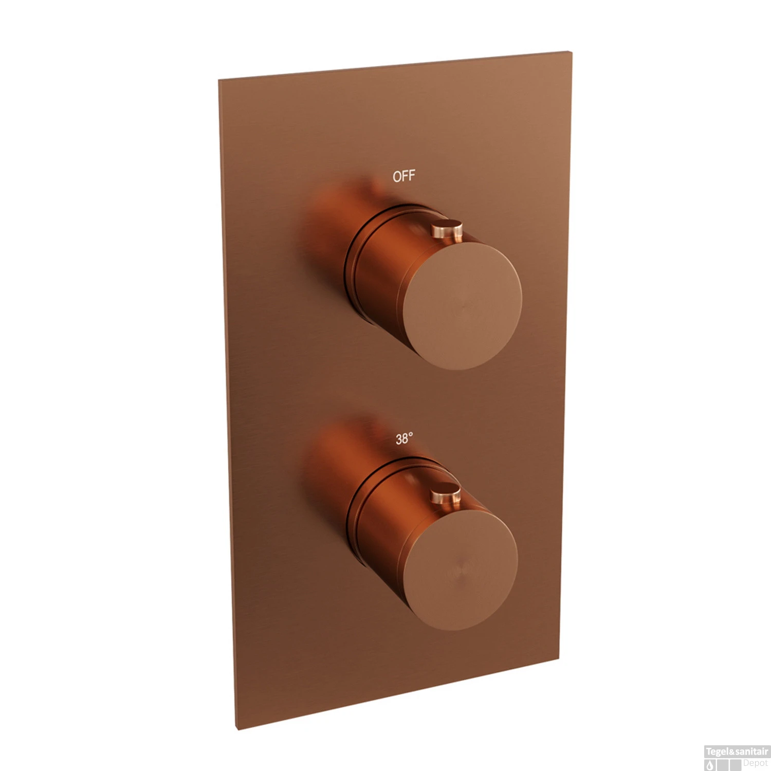 Inbouw Regendouche Set Brauer Copper Edition Gebogen Wanduitloop Ronde Hoofddouche 30 Cm Met Glijstang Koper 7 Inbouw Regendouche Set Brauer Copper Edition Gebogen Wanduitloop Ronde Hoofddouche 30 Cm Met Glijstang Koper - Afbeelding 5
