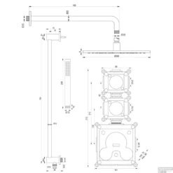 Inbouw Regendouche Set Brauer Copper Edition Gebogen Wanduitloop Ronde Hoofddouche 30 Cm Met Twee Stopkranen En Glijstang Koper -Exporteren Badkamer Top Winkel inbouw regendouche set brauer copper edition gebogen wanduitloop ronde hoofddouche 30 cm met twee stopkranen en glijstang koper tech