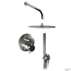 Inbouw Regendoucheset Luca Sanitair Bongio Thermostatisch Ronde Hoofddouche Chroom -Exporteren Badkamer Top Winkel inbouw regendoucheset luca sanitair bongio chroom shop