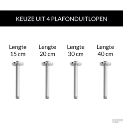 Inbouw Regendoucheset Wiesbaden Plafonduitloop Rond 20 Cm Chroom (Compleet) -Exporteren Badkamer Top Winkel inbouw regendoucheset wiesbaden plafonduitloop rond 20 cm chroom compleet 3