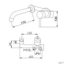 Inbouw Wastafelkraan Boss & Wessing Nero Met Inbouwdeel Mat Zwart -Exporteren Badkamer Top Winkel inbouw wastafelkraan boss wessing nero met inbouwdeel mat zwart tech