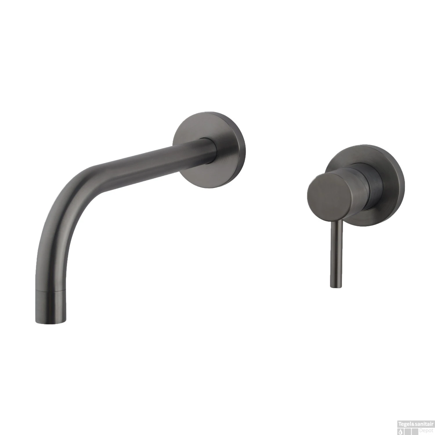 Inbouw Wastafelkraan BWS Afbouwdeel Mengkraan Eenhendel Gunmetal 3 Inbouw Wastafelkraan BWS Afbouwdeel Mengkraan Eenhendel Gunmetal