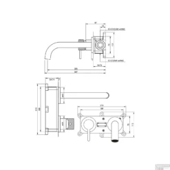 Inbouw Wastafelmengkraan Brauer Black Carving Coldstart Gebogen Uitloop Ronde Hendel Links Mat Zwart Met Rozetten -Exporteren Badkamer Top Winkel inbouw wastafelmengkraan brauer black carving ronde hendel gebogen uitloop geborsteld mat zwart met rozetten tec