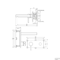 Inbouw Wastafelmengkraan Brauer Brushed Edition Coldstart Rechte Uitloop Korte Ronde Hendel Links Geborsteld RVS PVD Met Afdekplaat -Exporteren Badkamer Top Winkel inbouw wastafelmengkraan brauer brushed edition korte ronde hendel rechte uitloop geborsteld rvs met afdekplaat tec