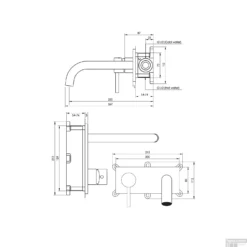 Inbouw Wastafelmengkraan Brauer Brushed Edition Coldstart Gebogen Uitloop Ronde Hendel Links Geborsteld RVS PVD Met Afdekplaat -Exporteren Badkamer Top Winkel inbouw wastafelmengkraan brauer brushed edition ronde hendel gebogen uitloop geborsteld rvs met afdekplaat tec