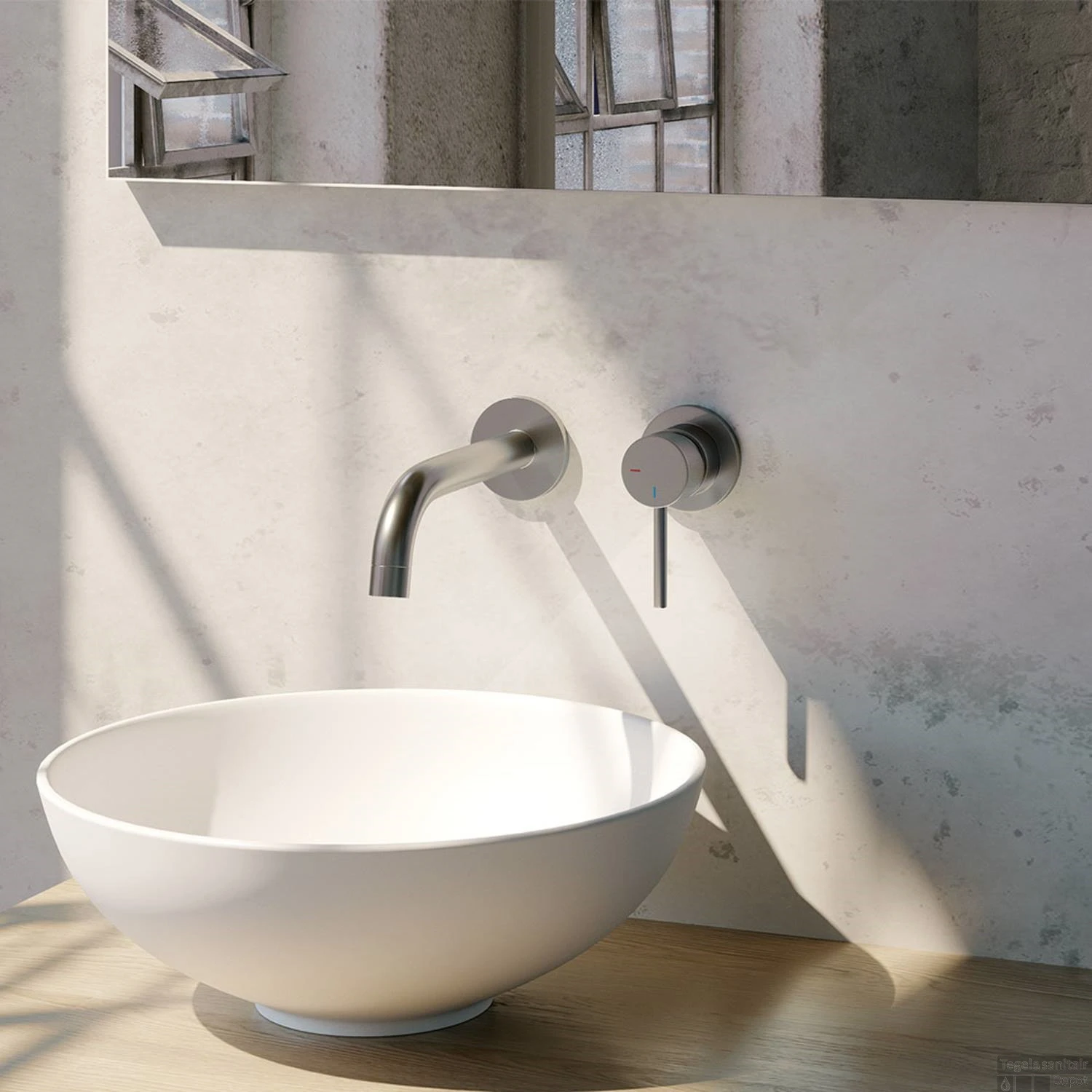 Inbouw Wastafelmengkraan Brauer Brushed Edition Coldstart Gebogen Uitloop Halfronde Hendel Rechts Geborsteld RVS PVD Met Rozetten 4 Inbouw Wastafelmengkraan Brauer Brushed Edition Coldstart Gebogen Uitloop Halfronde Hendel Rechts Geborsteld RVS PVD Met Rozetten - Afbeelding 2