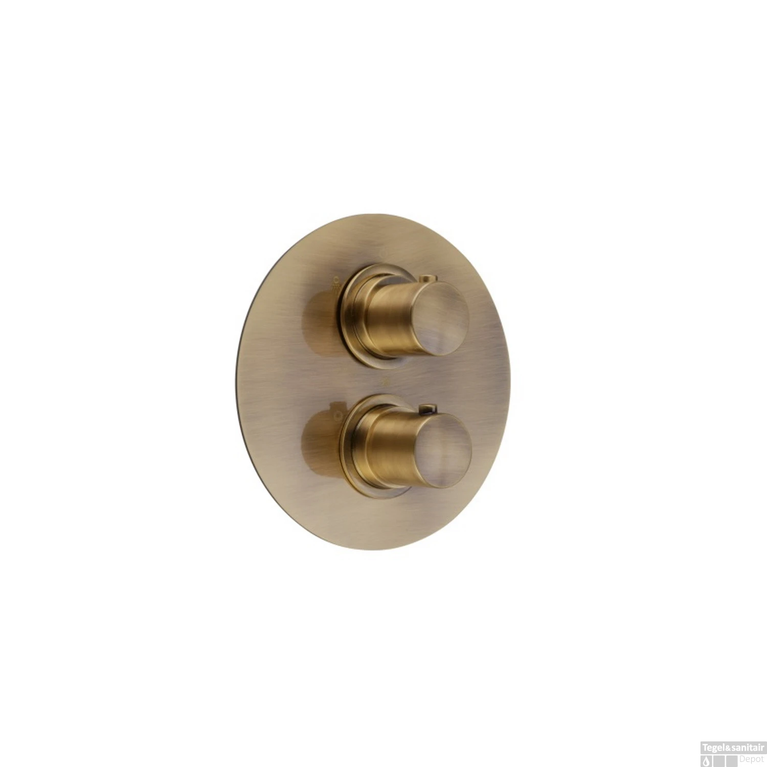 Inbouwthermostaat Met Afbouwdeel Salenzi Giro Rond Geborsteld Messing Goud 3 Inbouwthermostaat Met Afbouwdeel Salenzi Giro Rond Geborsteld Messing Goud