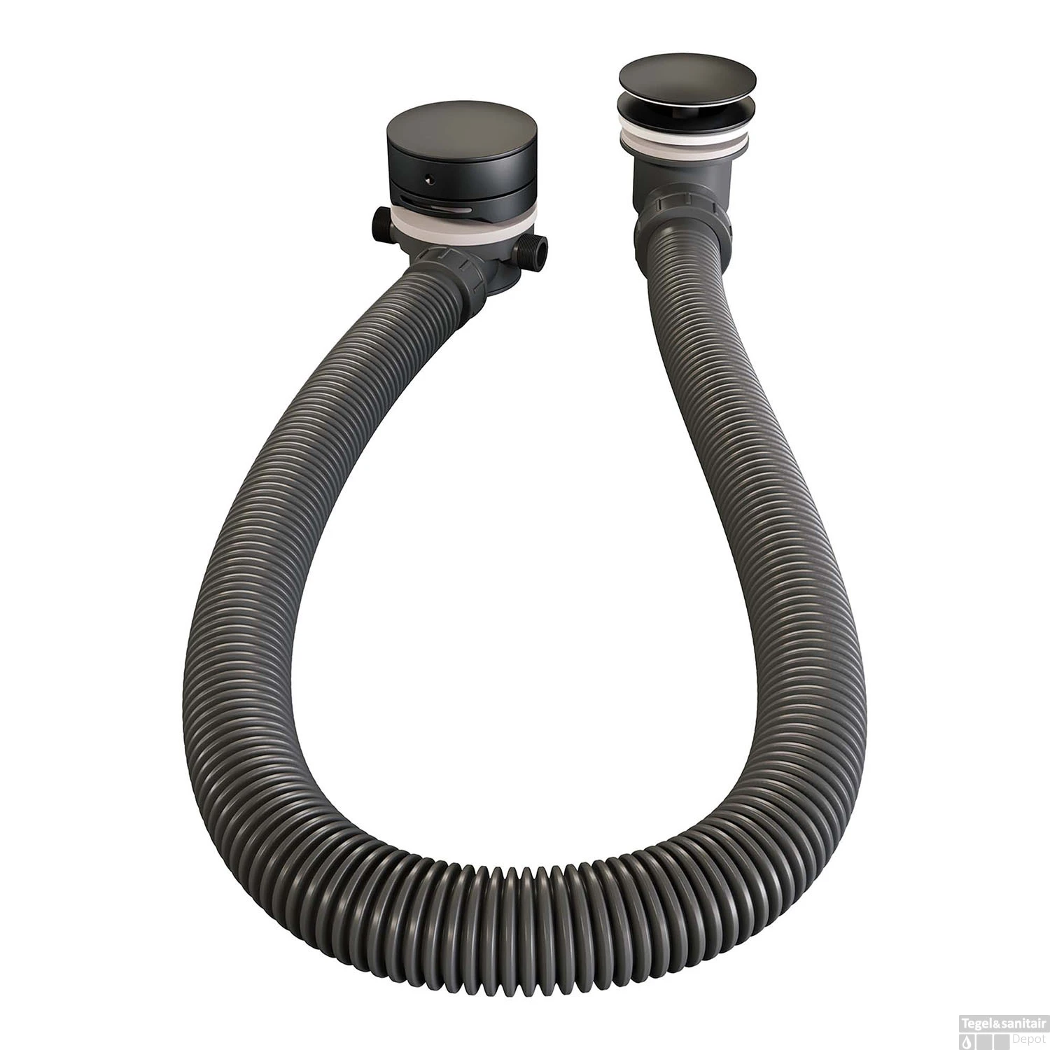 Inbouwthermostaatset Brauer Black Incl 3 Standen Handdouche En Badafvoer Mat Zwart - Afbeelding 8