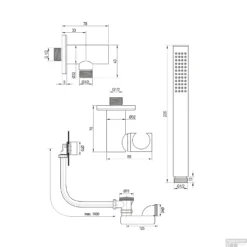 Inbouwthermostaatset Brauer Black Incl Staafhanddouche En Badafvoer Mat Zwart -Exporteren Badkamer Top Winkel inbouwthermostaatset brauer black incl staafhanddouche en badafvoer mat zwart tec1