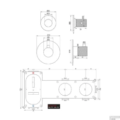 Inbouwthermostaatset Brauer Brushed Carving Incl Baduitloop En Staafhanddouche Messing RVS -Exporteren Badkamer Top Winkel inbouwthermostaatset brauer brushed carving incl baduitloop en staafhanddouche messing rvs tec1