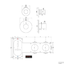 Inbouwthermostaatset Brauer Brushed Incl Baduitloop En Staafhanddouche Geborsteld RVS -Exporteren Badkamer Top Winkel inbouwthermostaatset brauer brushed incl baduitloop en staafhanddouche geborsteld nikkel tec1