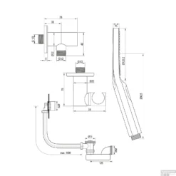 Inbouwthermostaatset Brauer Chrome Carving Incl 3 Standen Handdouche En Badafvoer Chroom -Exporteren Badkamer Top Winkel inbouwthermostaatset brauer chrome carving incl 3 standen handdouche en badafvoer chroom tec