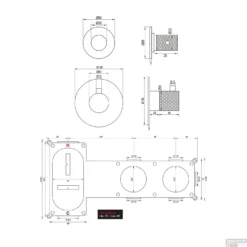 Inbouwthermostaatset Brauer Chrome Carving Incl 3 Standen Handdouche En Badafvoer Chroom -Exporteren Badkamer Top Winkel inbouwthermostaatset brauer chrome carving incl 3 standen handdouche en badafvoer chroom tec2
