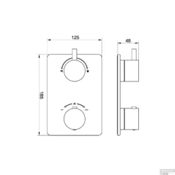 Inbouwthermostaatset Wiesbaden Caral Rond 30cm Muuruitloop Geborsteld Koper PVD Coating -Exporteren Badkamer Top Winkel inbouwthermostaatset wiesbaden caral rond 30cm muuruitloop geborsteld koper tech4