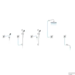 Douchekraan Inbouw Sapho Jumper Mengkraan Afbouwdeel 1-weg Chroom (incl. Inbouwdeel) -Exporteren Badkamer Top Winkel jm041 douchekraan inbouw sapho jumper mengkraan afbouwdeel 1 weg chroom incl. inbouwdeel 6