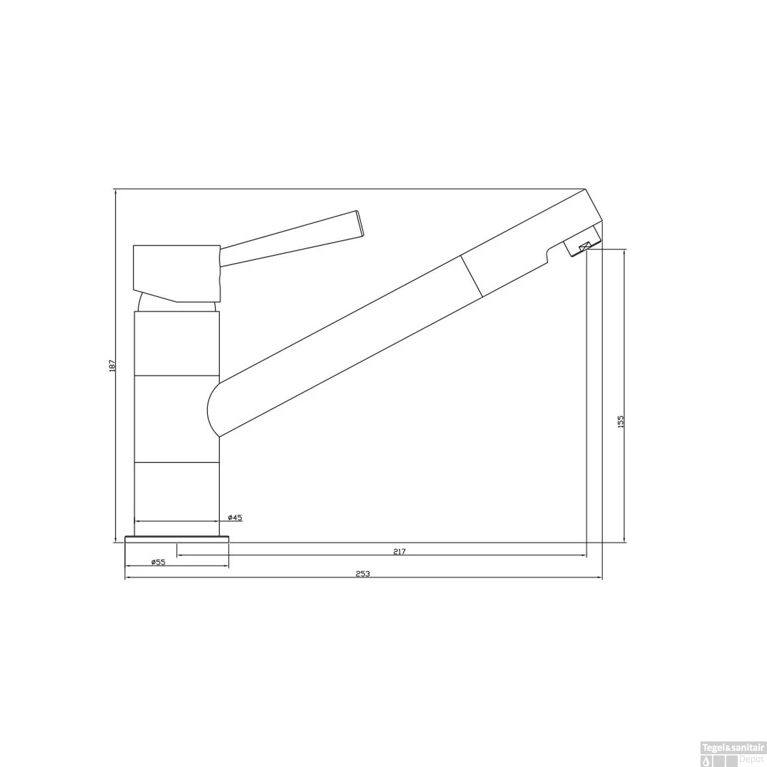 Keukenmengkraan Schutte Cornwall Koper Look 4 Keukenmengkraan Schutte Cornwall Koper Look - Afbeelding 2