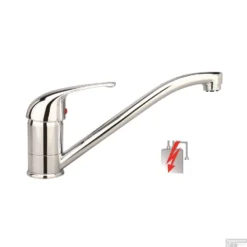 Keukenmengkraan Schutte Falcon Draaibare Uitloop Lage Druk Chroom