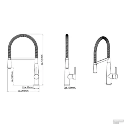 Keukenmengkraan Schutte New York Hoge Draaibare Uitloop Met Spiraalveer Chroom -Exporteren Badkamer Top Winkel keukenmengkraan schutte new york hoge draaibare uitloop met spiraalveer chroom tech