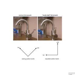 Keukenmengkraan Wiesbaden Caral Mat Zwart -Exporteren Badkamer Top Winkel keukenmengkraan wiesbaden caral chroom 1