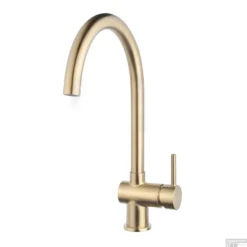 Keukenmengkraan Wiesbaden Caral Geborsteld Messing Goud PVD Coating