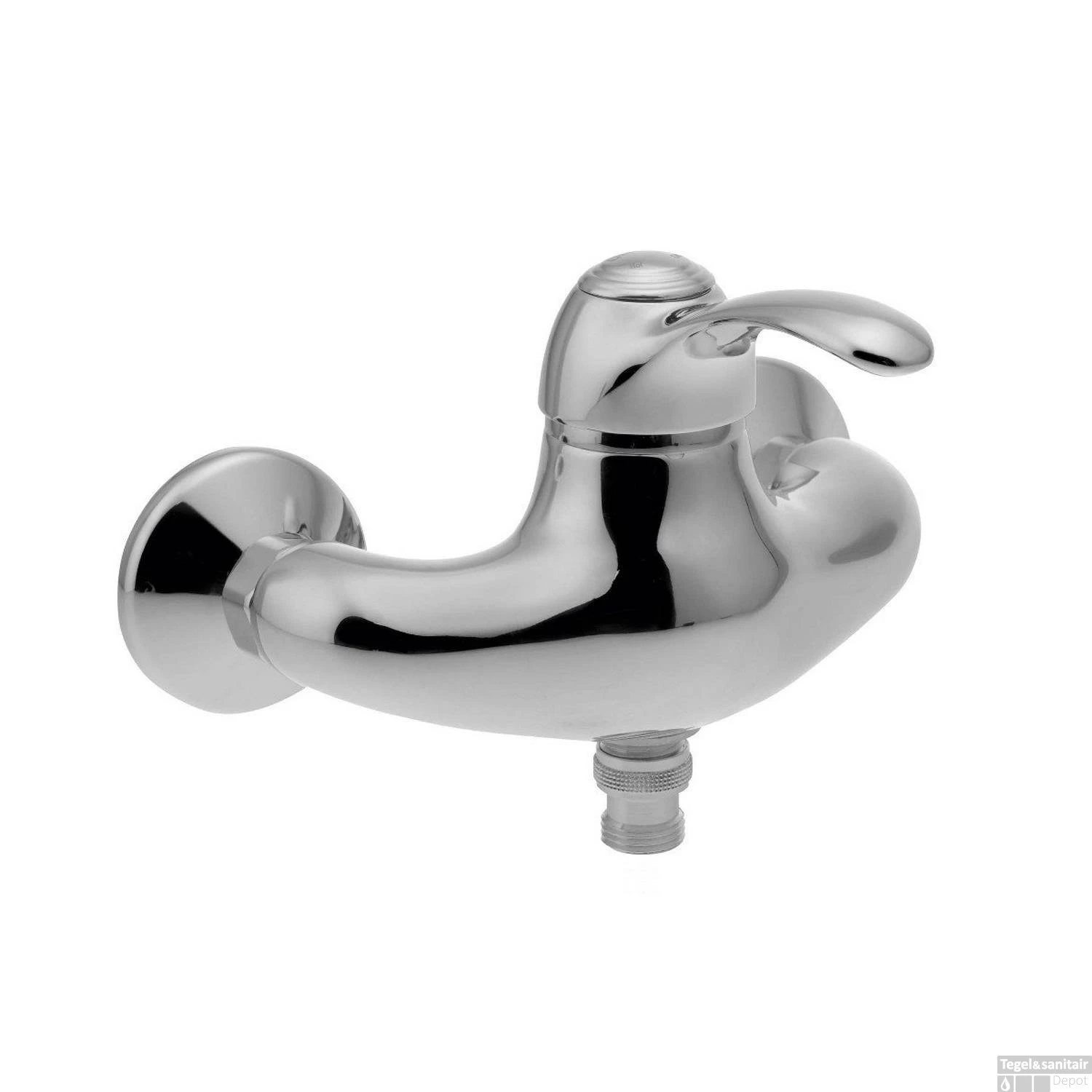 Opbouw Douchekraan Sapho Kirké Mengkraan 1-hendel Chroom 3 Opbouw Douchekraan Sapho Kirké Mengkraan 1-hendel Chroom