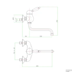 Inbouw Wastafelmengkraan Sapho Kirké 1-hendel Wit Retro Uitloop Gebogen 20 Cm Chroom -Exporteren Badkamer Top Winkel ki15bc badmengkraan sapho kirk 1 hendel wit retro uitloop gebogen 20 cm chroom 1