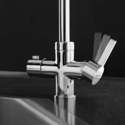 Kokendwaterkraan Selsiuz Haaks Chroom Inclusief Combi Extra Boiler -Exporteren Badkamer Top Winkel kokendwaterkraan selsiuz haaks chroom inclusief boiler datail 2