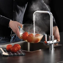 Kokendwaterkraan Selsiuz Haaks Chroom Inclusief Single Boiler -Exporteren Badkamer Top Winkel kokendwaterkraan selsiuz haaks chroom inclusief boiler shop