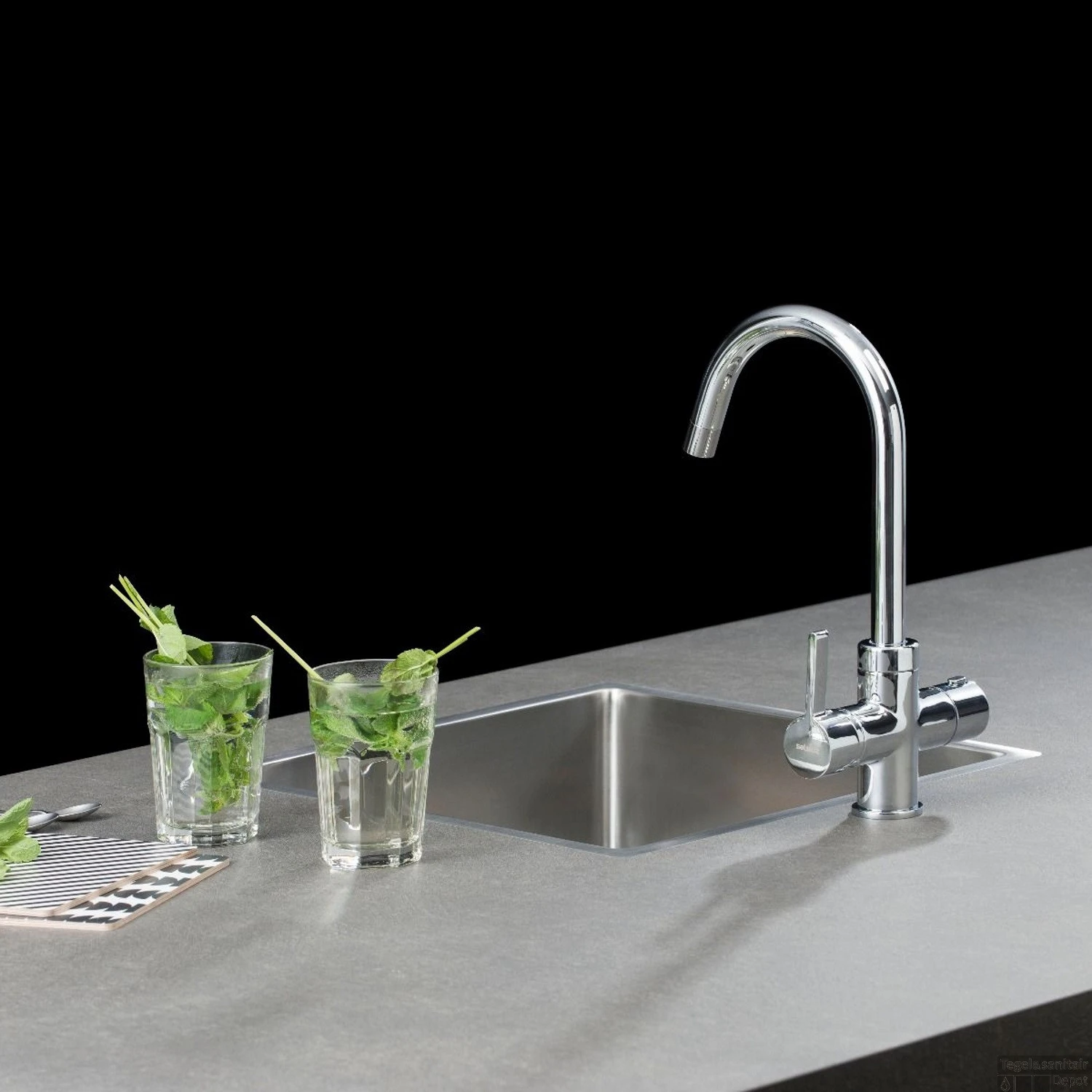 Kokendwaterkraan Selsiuz Rond Chroom Inclusief Combi Extra Boiler 9 Kokendwaterkraan Selsiuz Rond Chroom Inclusief Combi Extra Boiler - Afbeelding 7