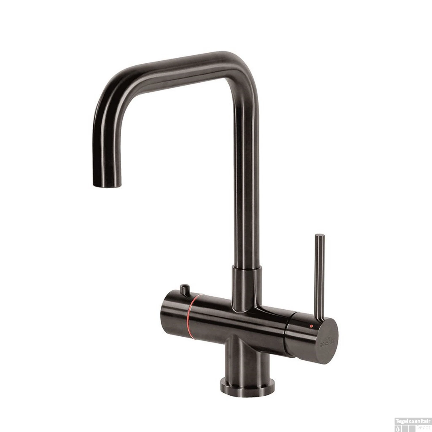 Kokendwaterkraan Selsiuz Steel Haaks Gun Metal Inclusief Single Boiler 4 Kokendwaterkraan Selsiuz Steel Haaks Gun Metal Inclusief Single Boiler - Afbeelding 2