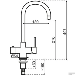 Kokendwaterkraan Selsiuz Steel Rond Copper Inclusief Single Boiler -Exporteren Badkamer Top Winkel kokendwaterkraan selsiuz steel round inclusief boiler tech 3 1